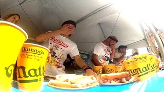 Nathans Hot Dog Contest Qualifier, Las Vegas 2015