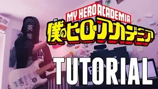[TUTORIAL] Boku no Hero Academia S2 OP - Peace Sign (ピースサイン) Guitar Cover | 僕のヒーローアカデミア