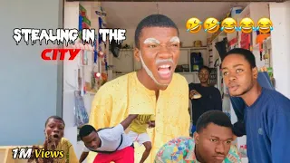 Alachee stealing in the city 😂😂😂😂😂😅  #Baakopeboyscomedy #lazzy #tranding  Funny thief 😂😂😂😂