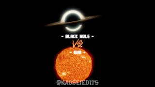 Black Hole vs Space Verse #space #trending #edit #vs