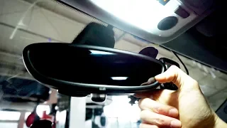 How an auto dimming rear view mirror works? photochromatic mirror test