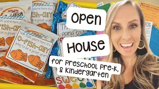 Open House Tips and Tricks for Preschool, Pre-K, and Kindergarten