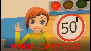 Maria Cartoon - A scuola con Maria e i suoi amici - cartone per bambini