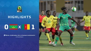 HIGHLIGHTS | Total AFCONU20 2021​ | Round 1 - Group A : Mauritania 0-1 Cameroon