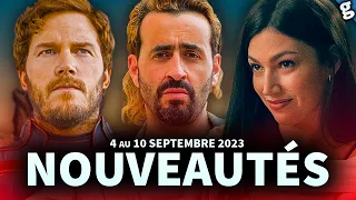 NOUVEAUX FILMS et SÉRIES cette semaine ! Sorties du 4 au 10 septembre 2023