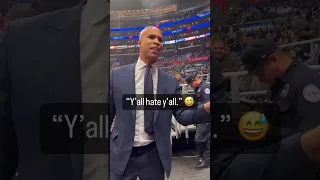 Richard Jefferson had time for this Knicks fan 😂 #shorts