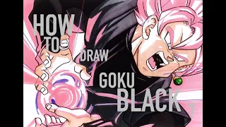 No.1436 HOW TO DRAW GOKU BLACK ⚡