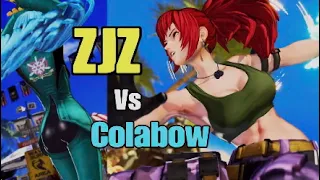 The King of Fighters XV ZJZ (Kula Leona Elisabeth) Vs Colabow (Isla Kukri Dolores)