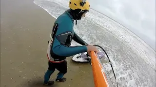 Bonfire night daytime fun windsurfing at Fraisthorpe