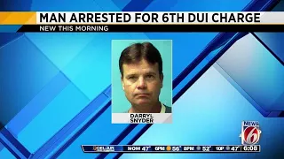 Brevard man arrested on 6th DUI charge