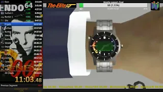 GoldenEye N64 100% Speedrun 58:53 (WR)