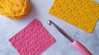 So simple and so wonderful! You will love this crochet stitch pattern. Crochet.
