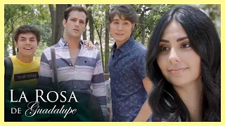 Desafía a sus sobrinos a conquistar una mujer virginal| La Rosa de Guadalupe 1/4 | Romper el encanto