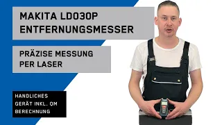 MAKITA Laser Entfernungsmesser LD030P - vorgestellt und ausprobiert in unter 3 Min.