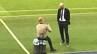 Guardiola Reveals What He Said To Zidane after Champions league match Manchester City - Real Madrid