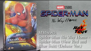 Hot Toys MMS680 Spider-Man (New Red and Blue Suit)(Deluxe Version) Quick Look Review