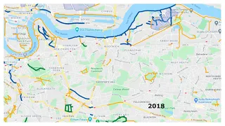 South-East London: Time-lapse - old