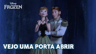 Vejo Uma Porta Abrir ❄️ | com letra | Frozen: Uma Aventura Congelante