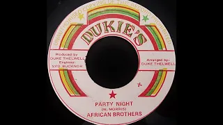 AFRICAN BROTHERS - Party Night [1978]