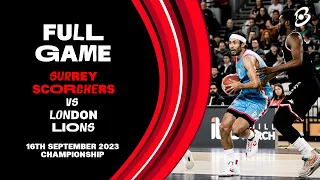 Surrey Scorchers vs London Lions, British Basketball League Championship - LIVE!