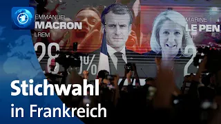 Macron und Le Pen gehen in die Stichwahl um die Präsidentschaft in Frankreich