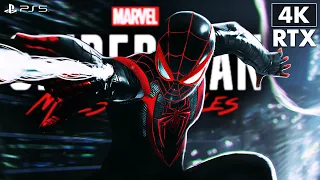 ИГРОФИЛЬМ | SPIDER-MAN: Miles Morales ➤ Прохождение [4K PS5] ➤ ФИЛЬМ Человек-Паук Майлз Моралес