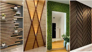 100 Modern Living Room Wall Decorating Ideas 2024 Home Interior Wall Design| Wooden Wall Cladding P6