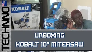 Unboxing and Trying Out My New Kobalt 10" Mitersaw