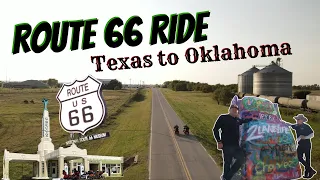 Route 66 Motorcycle Ride from Texas to Oklahoma | Route 66 THE RIDE - Pt. 4 | 2LaneLife Highwaymen