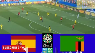 Spain vs Zambia Women's World Cup | FIFA Women's World Cup 2023