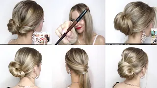 КАК КРАСИВО СОБРАТЬ ВОЛОСЫ НА ПРАЗДНИКИ? 5 ИДЕЙ ПРИЧЕСОК | 5 EASY HOLIDAY HAIRSTYLES