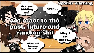 AOT react to the past,future and some random shit😌✨// ⚠️[SPOILER WARNING!]⚠️