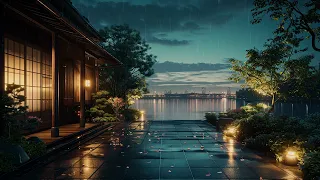 Rainfall Reverie: Serene Rain Sounds & Piano Music  for Deep Sleep, Stress Relief, and Tranquility