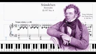 Ständchen (Serenade) D. 957 No. 4 - Franz Schubert (Tutorial Franz Schubert, Sheets Score)
