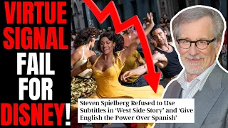 Steven Spielberg INSANE Subtitle Virtue Signal BACKFIRES! | West Side Story Flops At Box Office