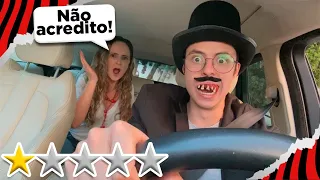 FINGI SER O PIOR MOTORISTA DE UBER E ESPIONEI MINHA MÃE!