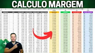 Como Calcular Margem de Lucro no Excel | 4 Maneiras Diferentes com Exemplo Prático e Fórmula