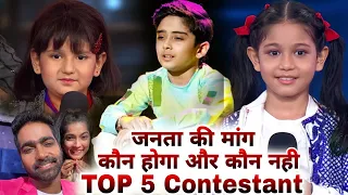 Super Dancer 4 | TOP 5 Voting | Florina Gogoi , Sanchit Chanana , Pari , Esha Mishra, Soumit Vaibhav