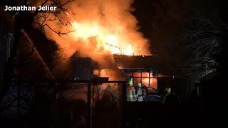 Uitslaande brand in woonhuis Oude-Tonge