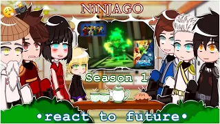 NiNJAGO ||season 1 || react to future…|| part 1-?! || ( مترجم عربية )