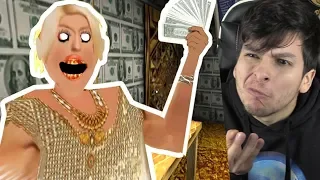 GRANNY TIENE MUCHO DINERO !! ¿PODREMOS ROBARLE? - Granny (Horror Game) | DeGoBooM