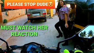 Picking up random girl on a Superbike |Girl Reactions|Z900 Rider