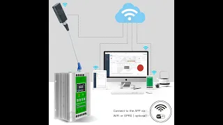 Deluxe Version MPPT Controller Through point to point WIFI signal transmission Operation