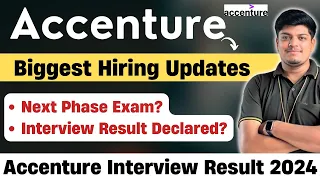 Accenture Exam & Interview Result Updates? | Selection, Rejection, Task Mail, Congrats Mail Updates