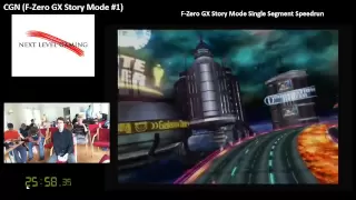 Day 2 - 12:00 - F-Zero GX CGN 12:00 Finish the story mode 1h Speedrun