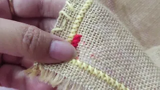 Tutorial Video : How to do a Cross-stich || Cross-stich basic || (in Bengali)