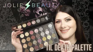 JOLIE BEAUTY TIL DEATH EYESHADOW PALETTE | SWATCHES + 2 LOOKS