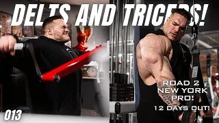 Nick Walker | ROAD 2 NEW YORK PRO! | 12 DAYS OUT! | DELTS AND TRIS WORKOUT! #ifbb #bodybuilding
