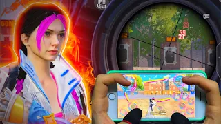 4 Finger  Gameplay | 1v4 Clutch PUBG Gameplay | BGMI / Pubg Mobile 🔥 SENSITIVITY & SETTINGS 2024