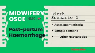 PPH Midwifery OSCE | Obstetric Emergencies Skill station